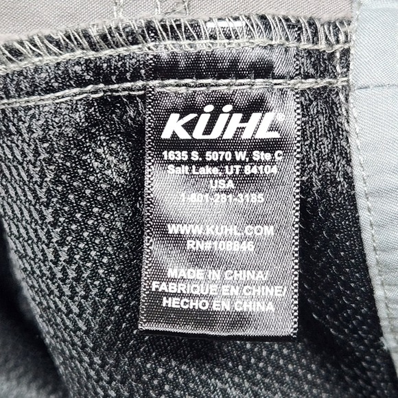 Kuhl‎ Pants Mens 40x30 Gray Utility Hiking Work Outdoors Cargo Stretch Straight - Picture 5 of 11